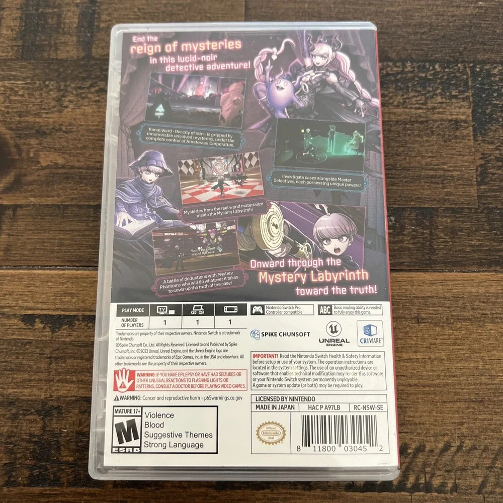 Master Detective Archives: RAIN CODE (Nintendo Switch 2023)